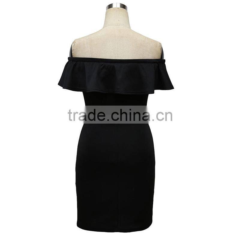 Maxnegio hot sale embroidery flower off shoulder stylish casual dresses