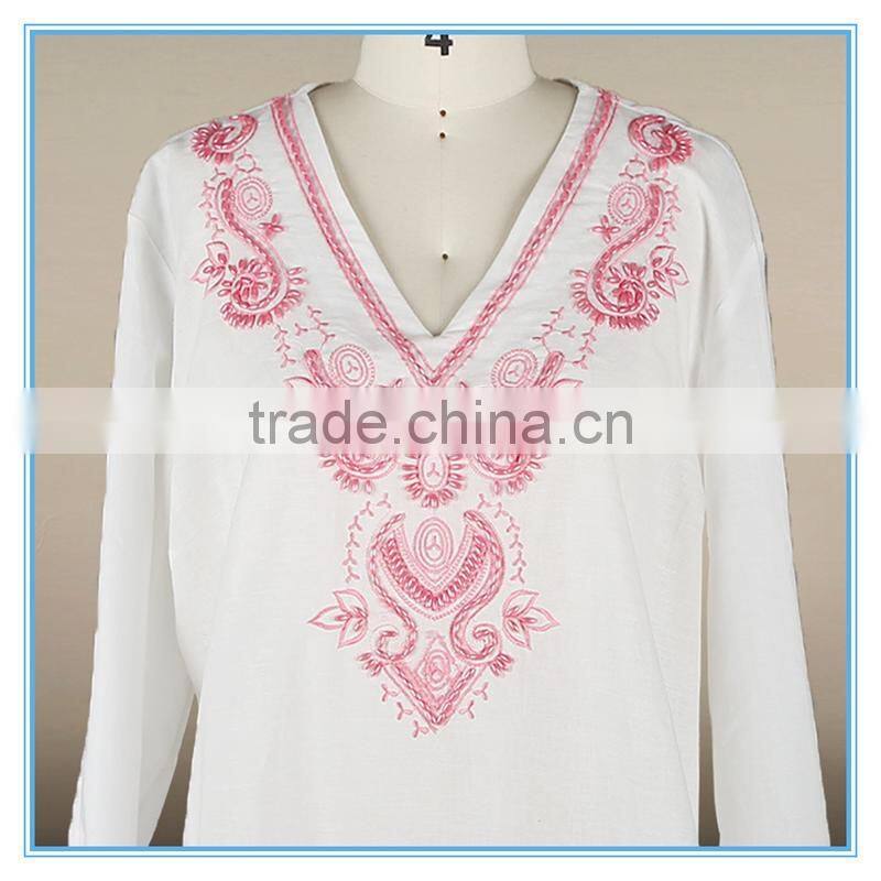 New design custom t shirt Sweatshirts office lady shirt with high quality