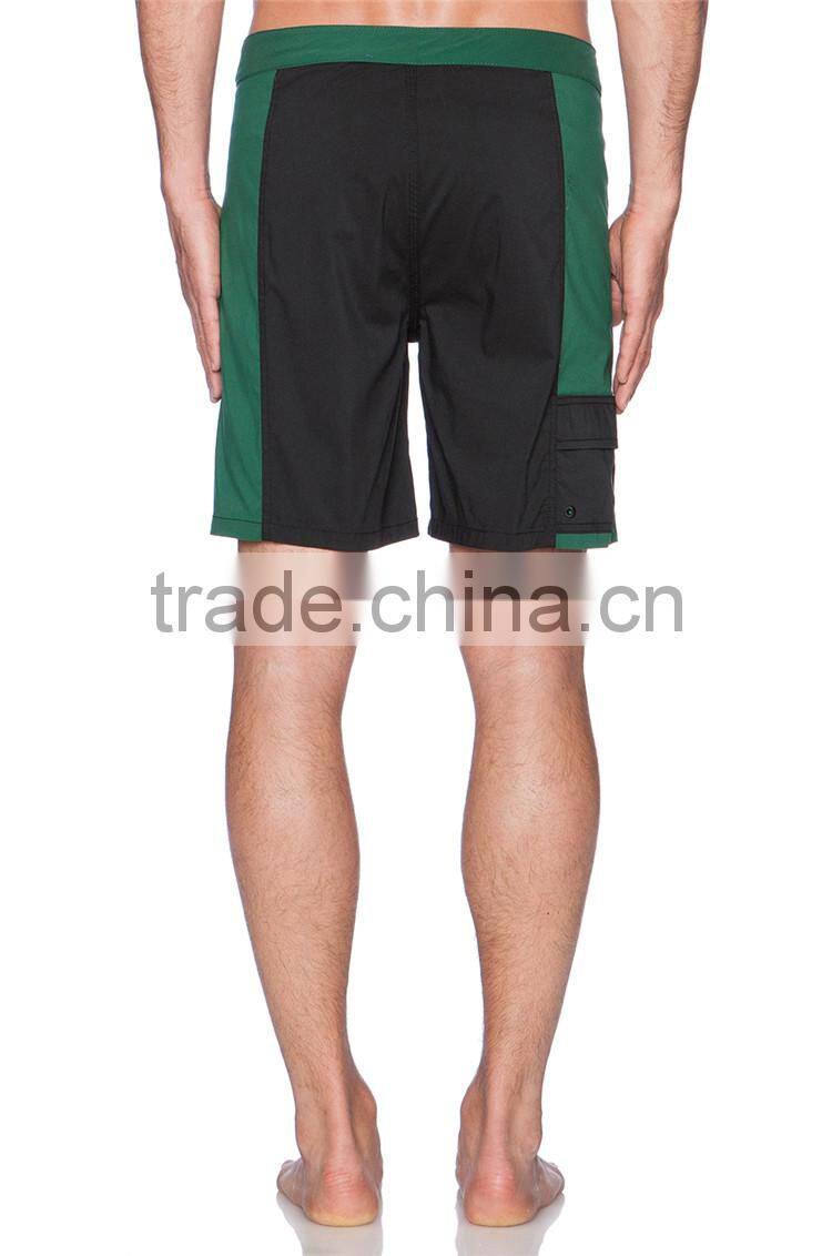 Custom waterproof swimming trunks two color short swim trunks mens