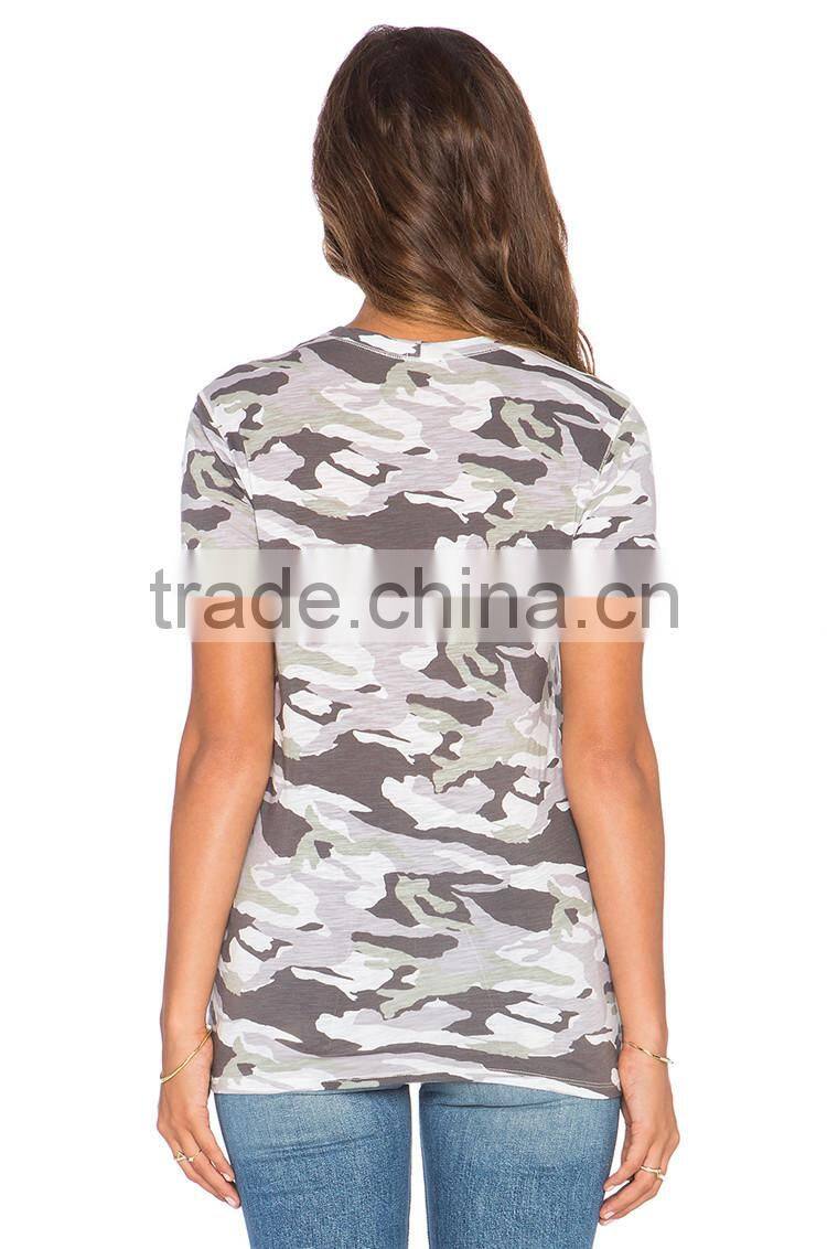 Top quality full-size printing china t shirt factory military camouflage t-shirt
