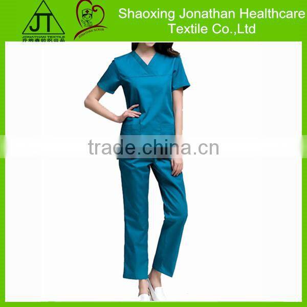 Good quality OEM customized women nurse uniform designs hospital use