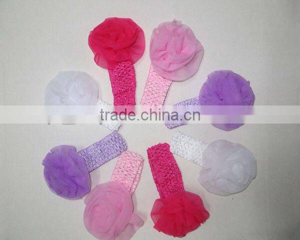 2013 Wholesale Top quality Lovely posh lace headbands baby girls accessories