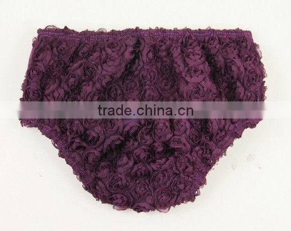 Hot sale Boutique Top Quality Baby Yellow Lace Ruffled Bloomer Infant Diaper Cover cotton diaper covers bloomer