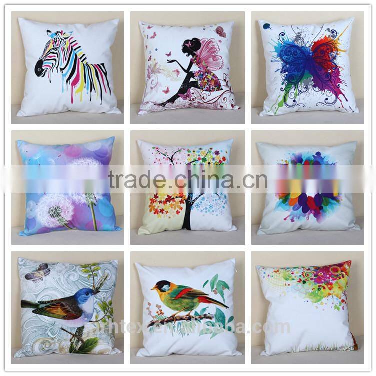 2015 Fashion trendy custom printed cushion cover