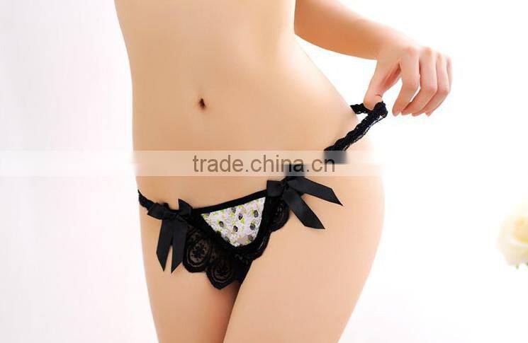 2016 Hot Sexy Lace Women Panties Thongs G-string Lady Lingerie Panties V-string Women Underwear Lady Briefs