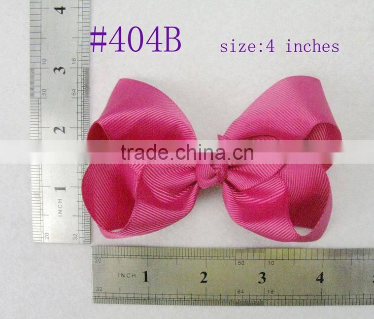 Boutique Hair Bows Girls Baby Alligator Clip Grosgrain Ribbon Headbands Popular children tire/hair clip/hair bowknot