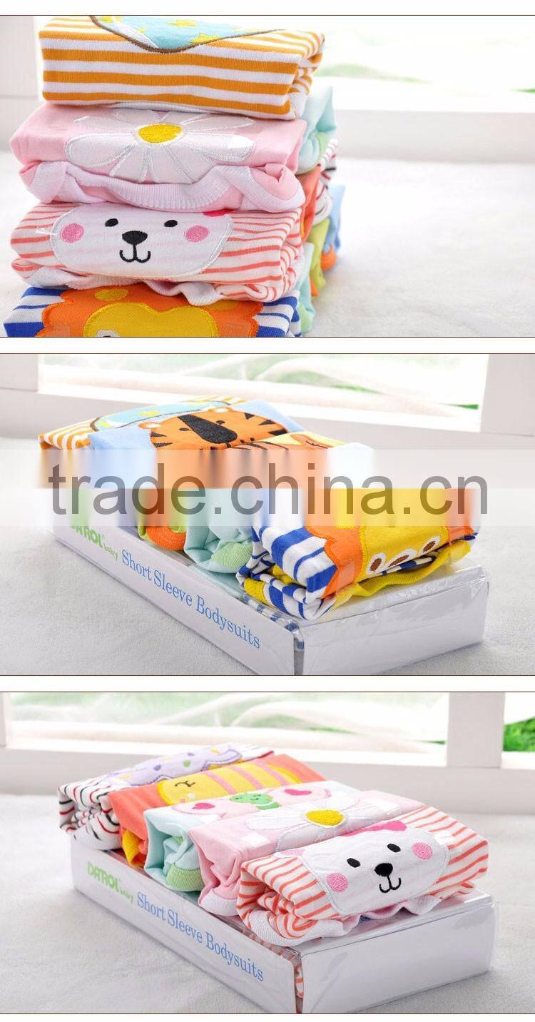 short sleeve bodysuits/baby romper set/romper baby