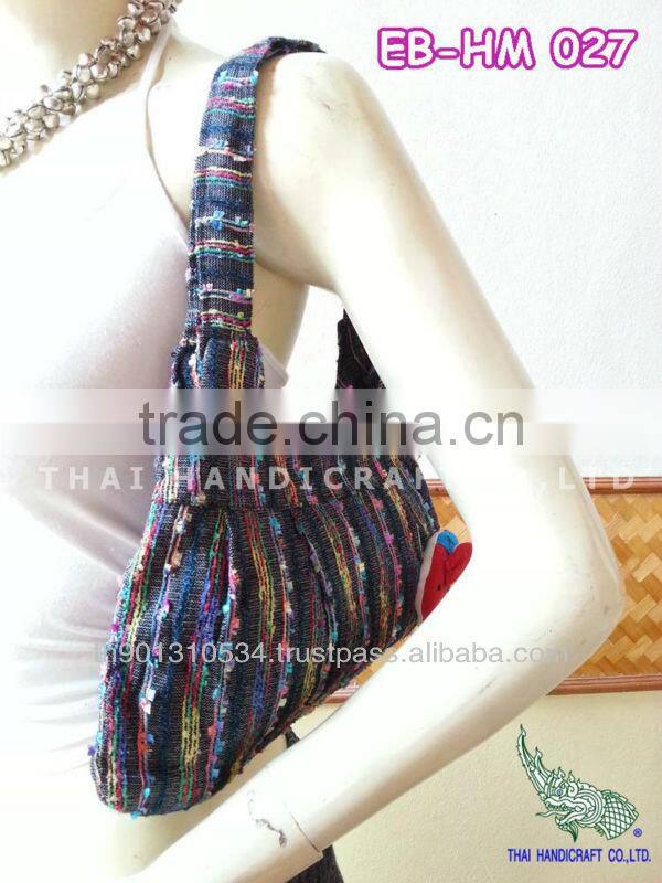 Thai Vintage woven fabrics tote bag handbag