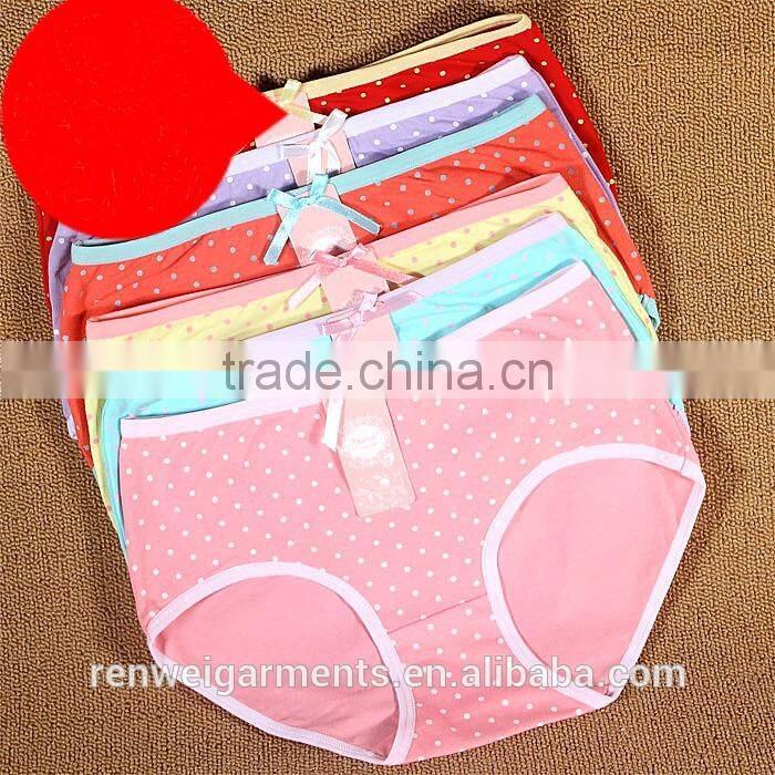 Comfortable cotton preteen young girls underwear kids panties