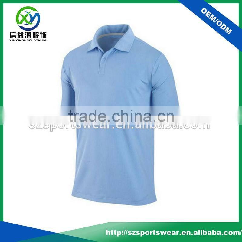 Customizable 100% polyester quick dry fabric top quality polo shirts for men