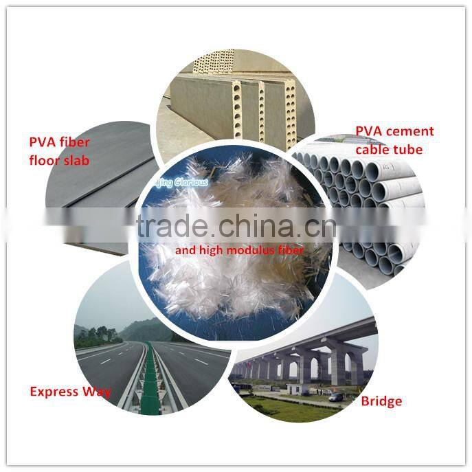 PVA cement fiber used for building