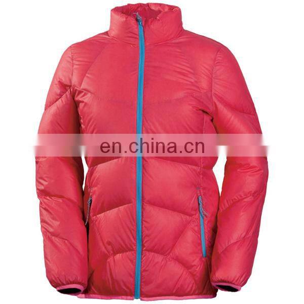 Women duck down jacket with 80% duck down and 20% duck feather