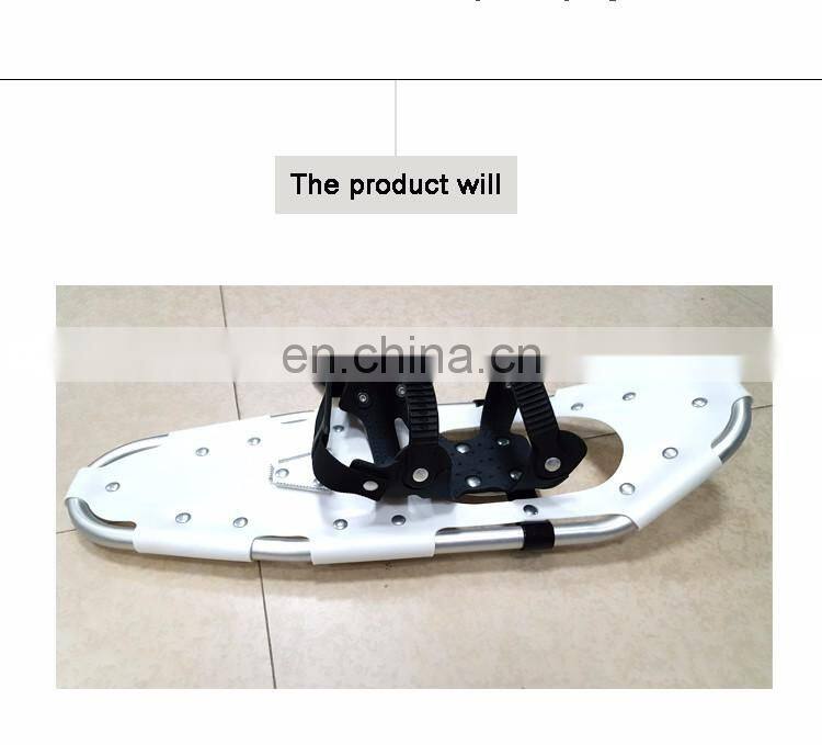 winter sports camping hiking snowshoes with aluminium frame and HDPE decking