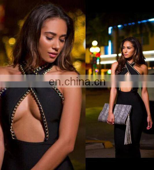 2017 Women's Rayon Stretch Bodycon Knee-length wholesale bandage dress