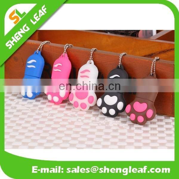 Customized cute cartoon design usb flash drive for gift