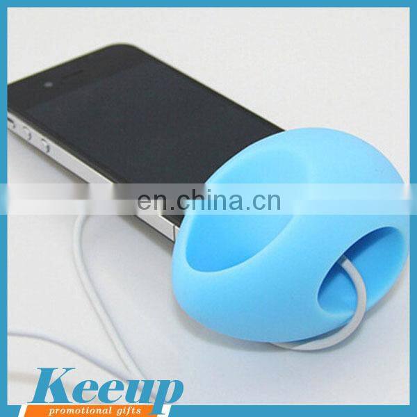 Popular Silicone Egg Shape Loudspeaker for Iphone