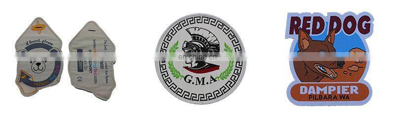 colorful woven label