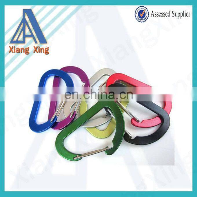 Promotion Various colorful designs Aluminum Carabiner Hook