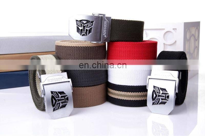 2013 Fashion Casual Military Transformers Nylon Webbing Belt