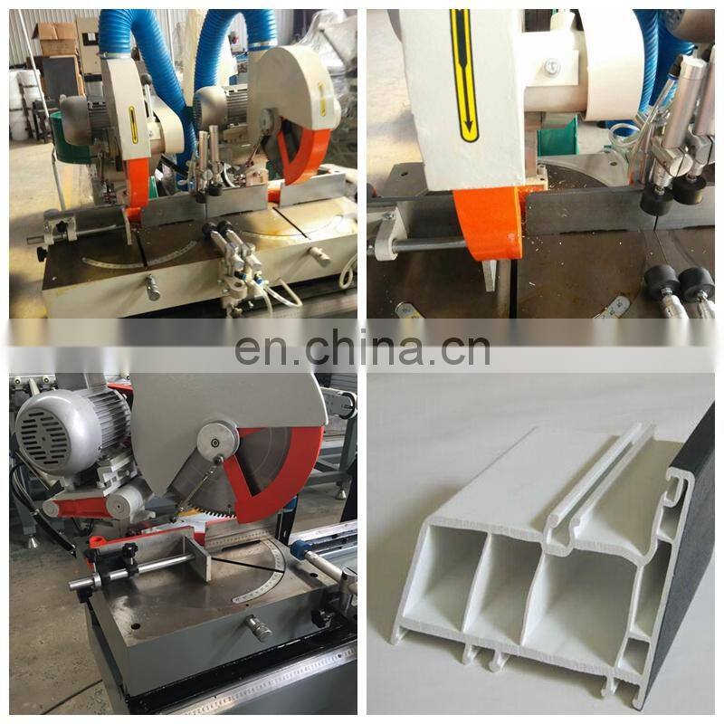 Aluminum and pvc profile miter saw cutting machine