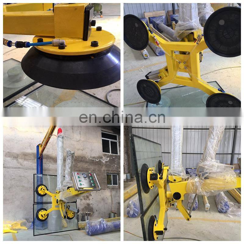 Vacuum lifter beveling vertical glass washing machine