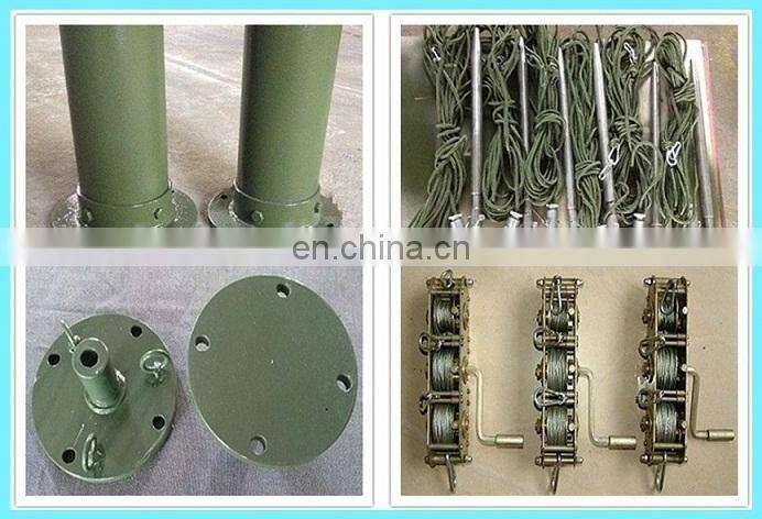 30 ft telescopic sports aluminum winch mast