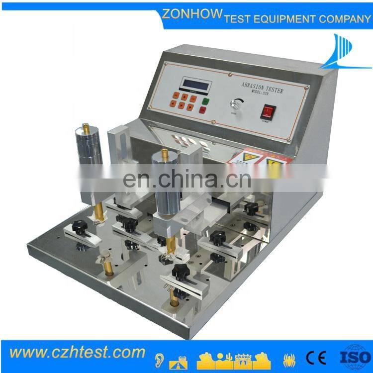 Alcohol abrasion tester