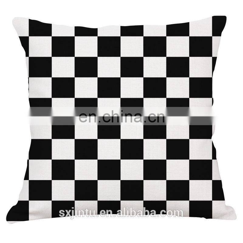 Set of 4 Custom pattern Home Decorative 100% Cotton Throw Pillow Covers 18x18