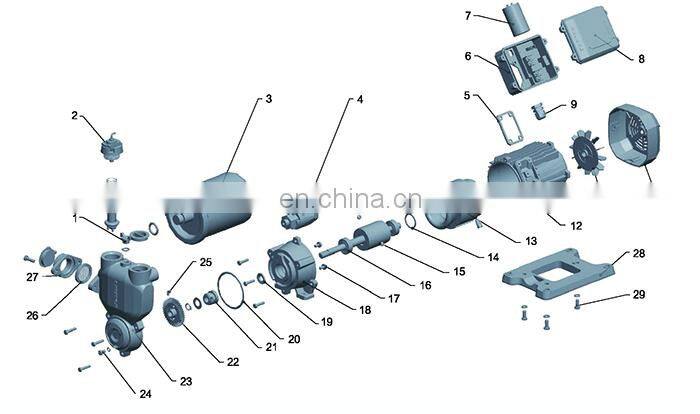 0.5 hp - 1.5 hp High Efficient Surface Water Pump Draw Water Dewatering Electric Pump BMP303