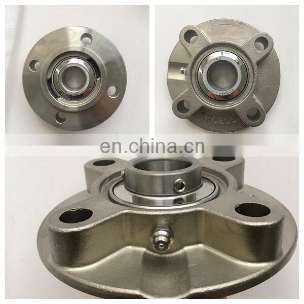SSUCT205 Stainless Steel Material SUS420 FDA Grease Take up Bearing Mounted Bearing Unit