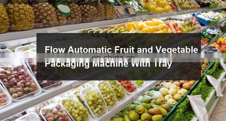 Automatic Pillow Machinery Packaging Machine Nitrogen vegetable Packaging Machine With tray