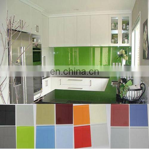 4mm 5mm 6mm 8mm Thick Colors Painted Toughened Glass