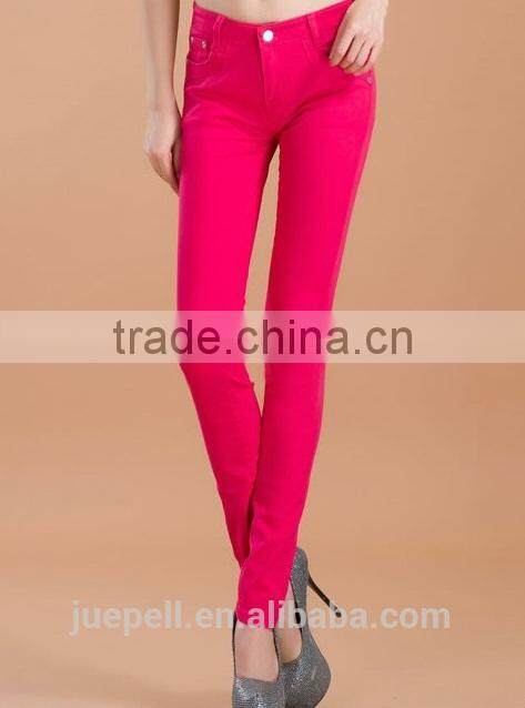 OEM woman clothes 2015 lates office sweet ladies trousers