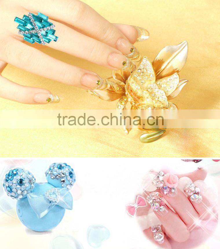 0421L 1440pcs SS10 3mm High quality Austria nail crystal stone, Korean nail stone crystal, non hot fix China crystal nail stone