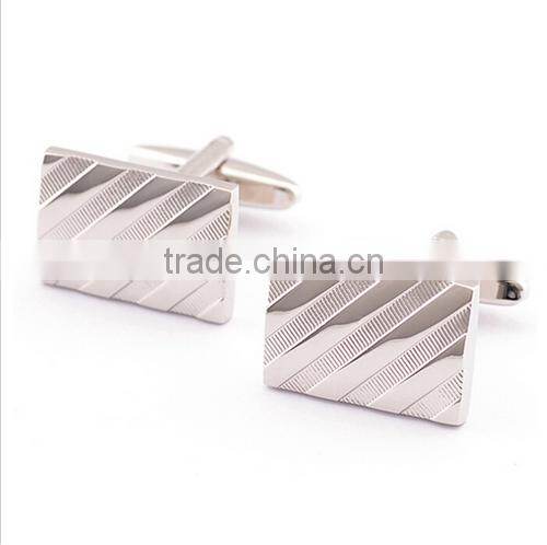 Silver Man Party Gift Gentleman Cytstal Hot Sell New Cufflinks Wedding Cuff Link