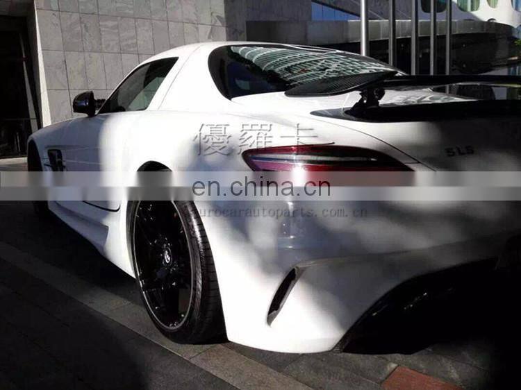Body kit for SLS W197 with front bumper hood cover bonnet fender ducts rear bumper muffler tips for w197 2016 2017