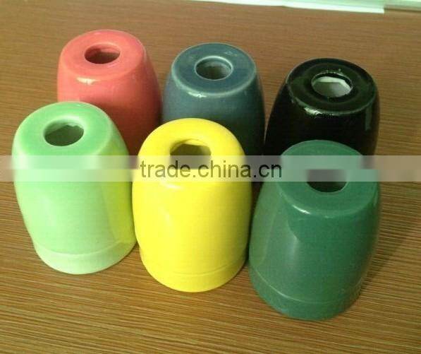 colorful e27 porcelain lamp holder