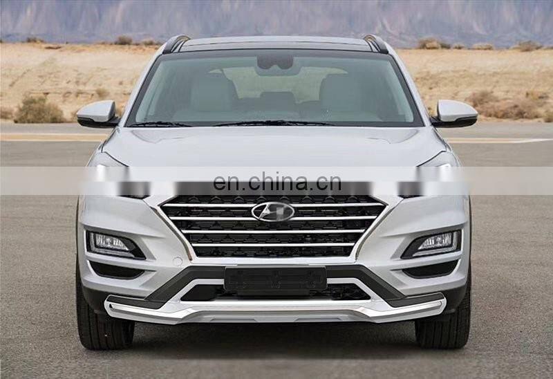 auto parts ABS material front and rear bumper guard protection bumper guard for 2019 hyundai Tucson new model