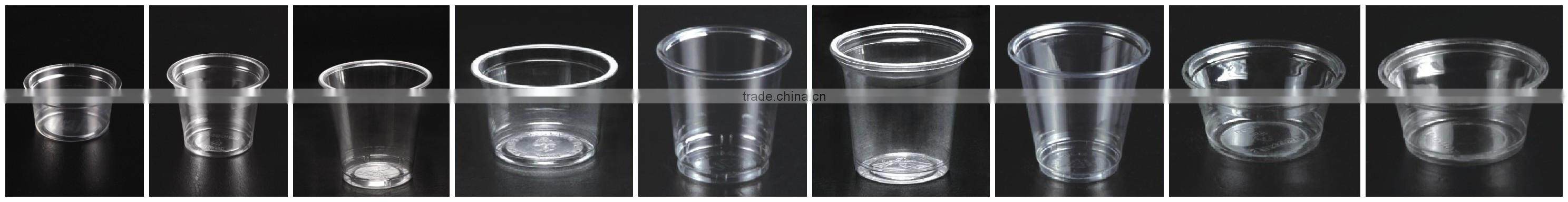 PET plastic jelly cup, fruit and nut packaging, customized logo, factory in Zhejiang Dongyang
