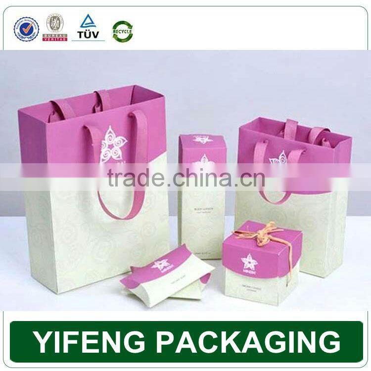 White Exclusive Custom Made Paper Bags with Rope Handles