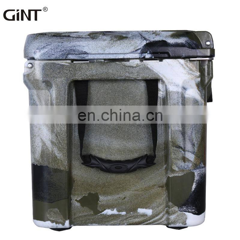 New Color insulated ice chest for out door camping fishing Middle size Cooler box Hot Sell waterproof Hard cooler box