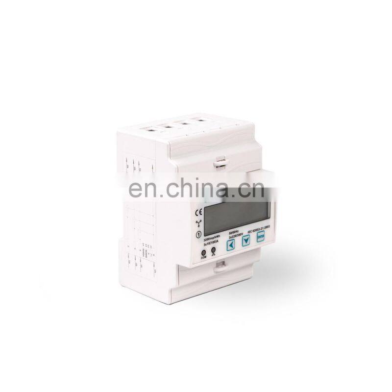 New model three phase DIN 35mm  rail mounted smart wifi communication power meter KPM33A