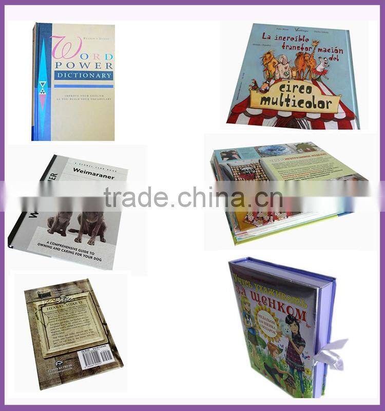 China custom cheap hardcover book printing services