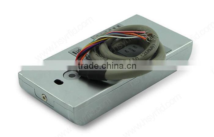 Access control digital door lock waterproof standalone keypad rfid reader with blacklight