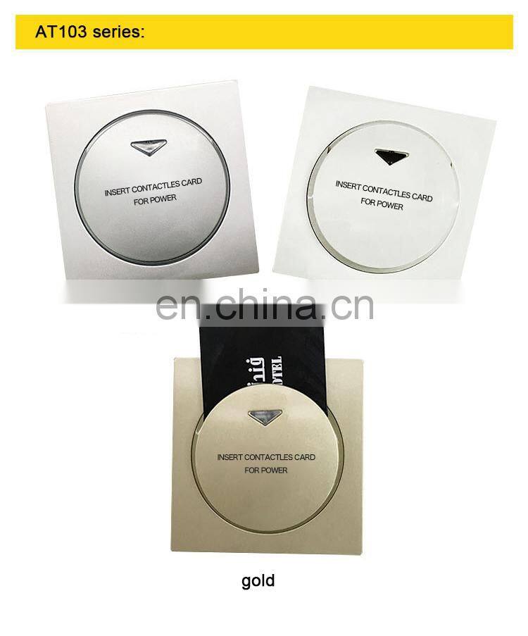 125Khz Magnetic Card Delay Time Switch Electrical Wall Switch For Hotel Room Key Holders