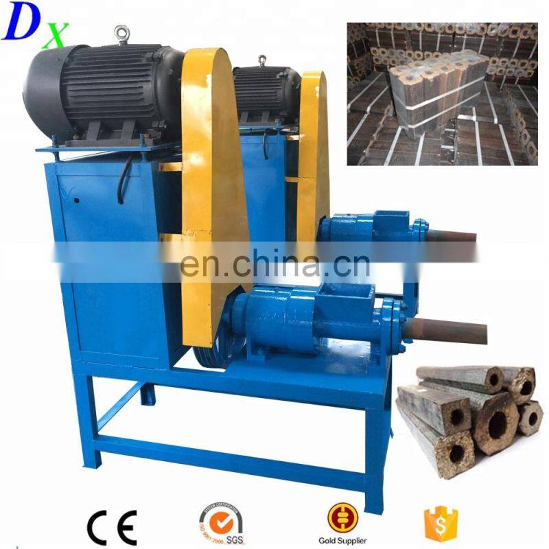 biomass wood charcoal bbq briquette press machine