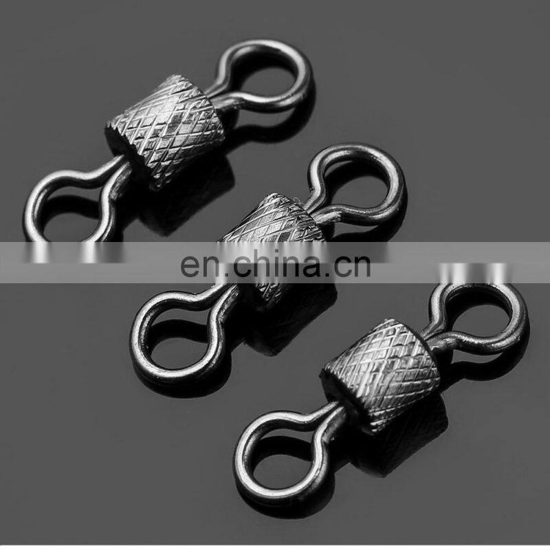 JOHNCOO Swivels Fishing Sanp Stock Fast Delivery Fishing Accessaries Freshwater Saltwater Fishing Rolling Barrrel Swivel Sets