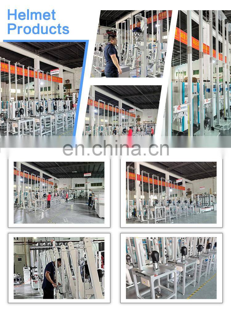 ECER 22.05 GB811 Test Equipment Motorcycle Helmet Impact Testing Machine with Computer System Controlled