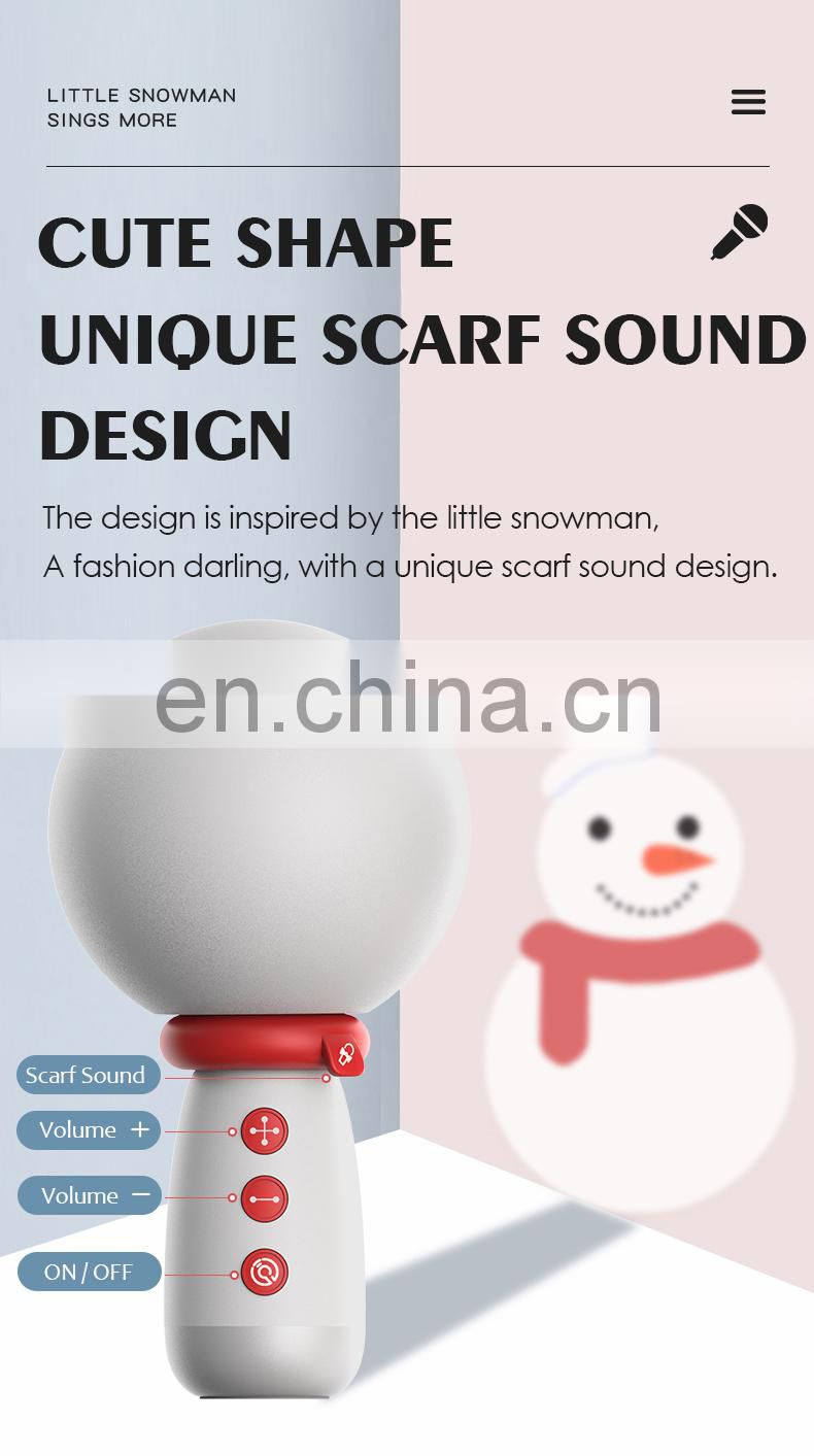 ALLINGE MDZ3633 Portable Microfono Wireless Home Use Singing Machine Microphone Karaoke Speaker