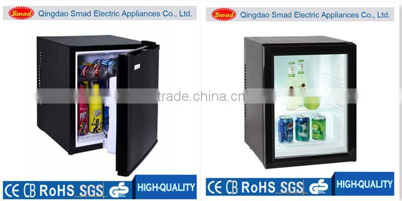 Home use double door 12V 24V dc solar power refrigerator